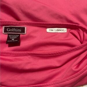 Golftini Pink Flamingo Golf Top - Bright Pink #4